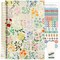 bloom daily planners 2025-26 Academic Planner, Hard Cover, 5.5" x 8.25", Garden Party, Beige